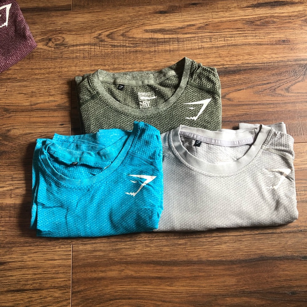 Gymshark Phantom bundle 3x shirts